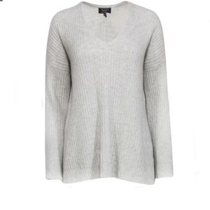 Rag & Bone - Ribbed Bell Sleeve Cashmere Sweater